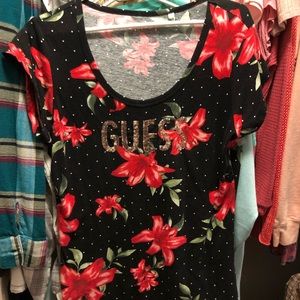 Guess glittery top